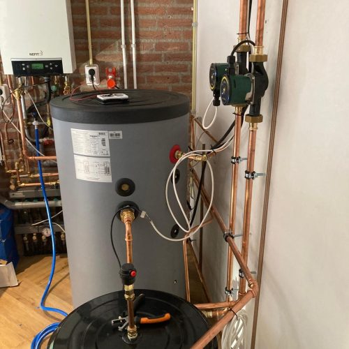 hybride waterpomp installatie